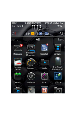 Chat on Facebook - FriendChat for BlackBerry in 2011