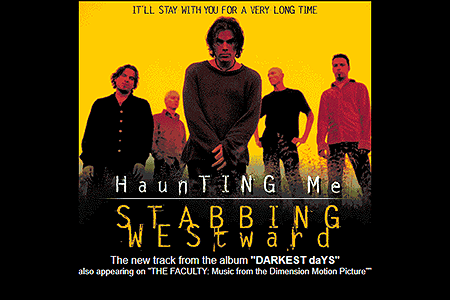 Stabbing Westward website in 1998