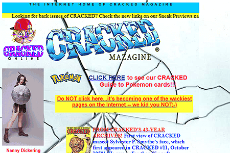 Cracked.com website in 2000